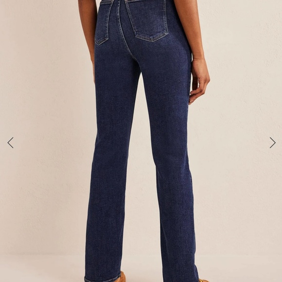 Boden High Rise True Straight Jeans size 31 / 32" in Indigo - Picture 3 of 10